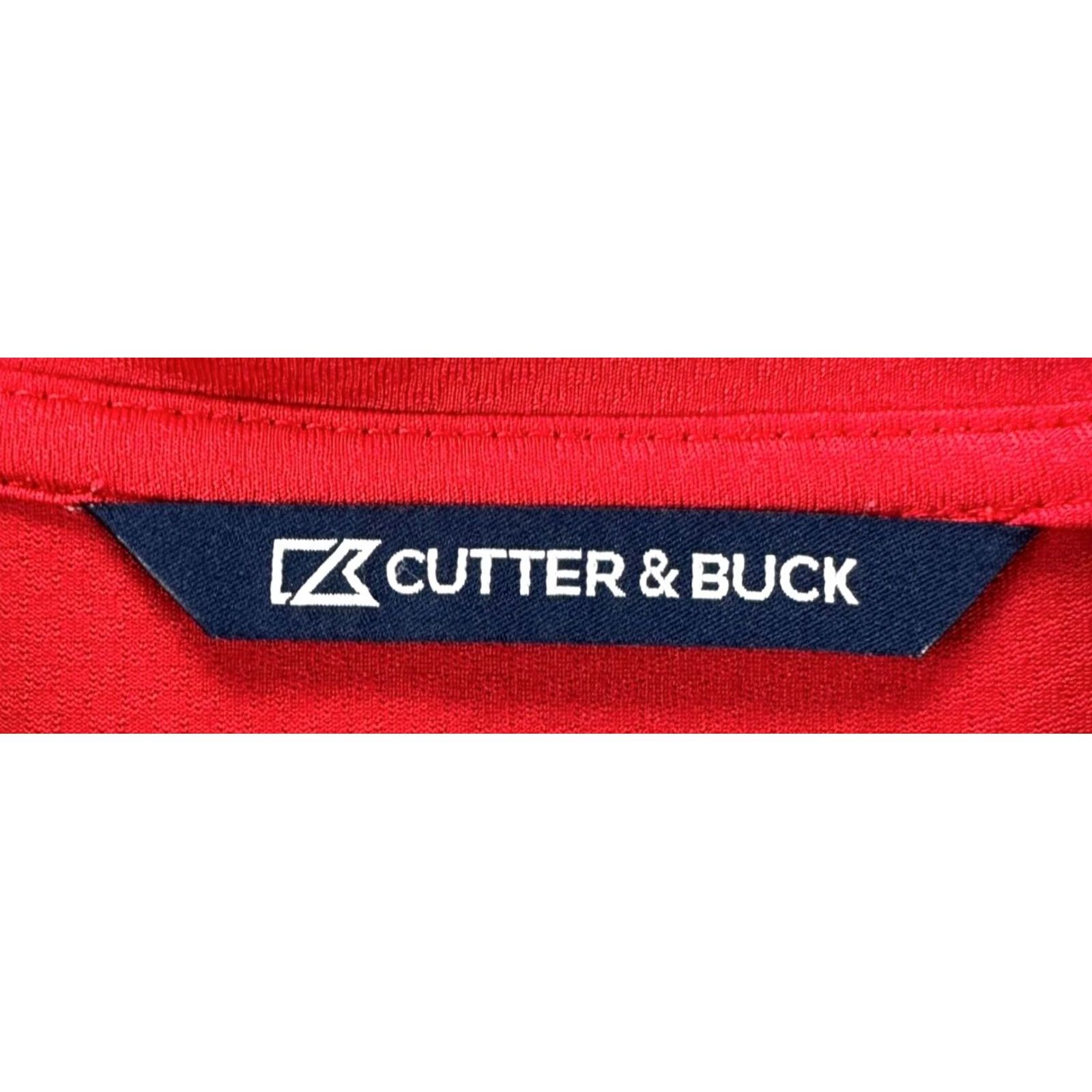 Cutter & Buck Cutter Buck Shirt Mens 2XL Red Golf Polo Stretch Short Sleeve Athletics Rugby Polo Adult Golfing Golfer Outdoor Walking Comfort Mens Size US XXL / EU 58 / 5 - 4 Thumbnail
