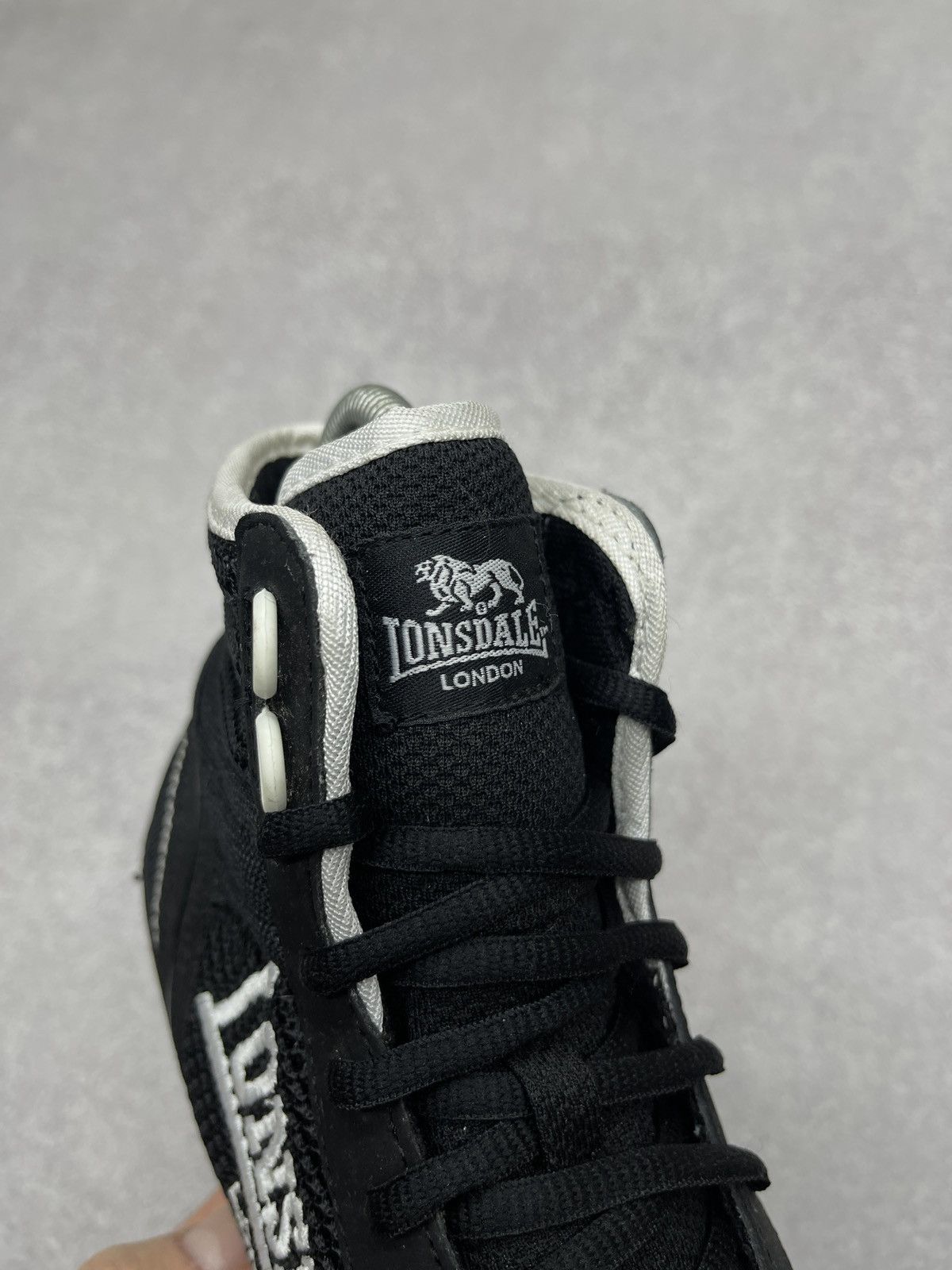 Lonsdale Mens Lonsdale Contender Boxing Sneakers Boots Black Size US 5 / EU 37 - 8 Thumbnail