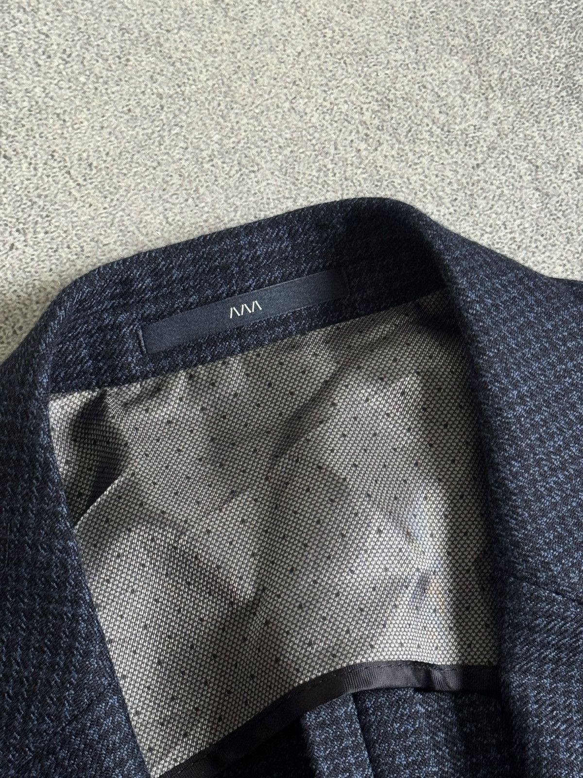 Other Eduard Dressler 27size blue virgin wool blazer casual jacket Size 44S - 6 Thumbnail