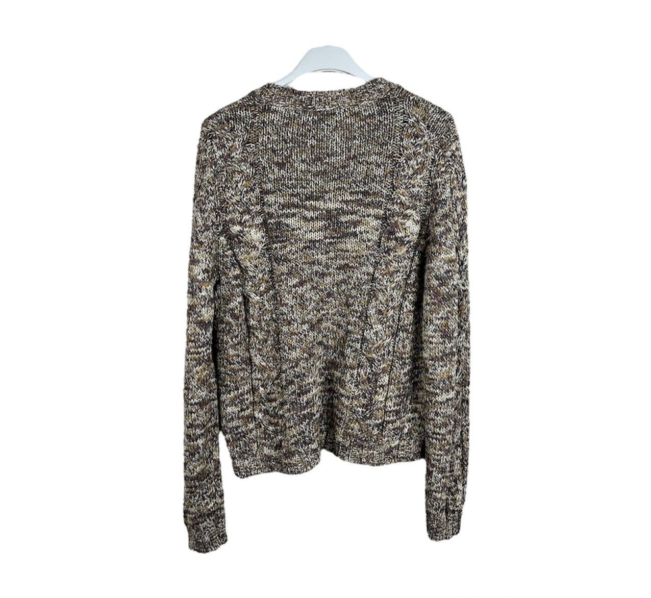 Designer × Max Mara × Weekend Max Mara Max Mara Weekend knitted sweater v-neck cozy patterned Size M / US 6-8 / IT 42-44 - 2 Thumbnail