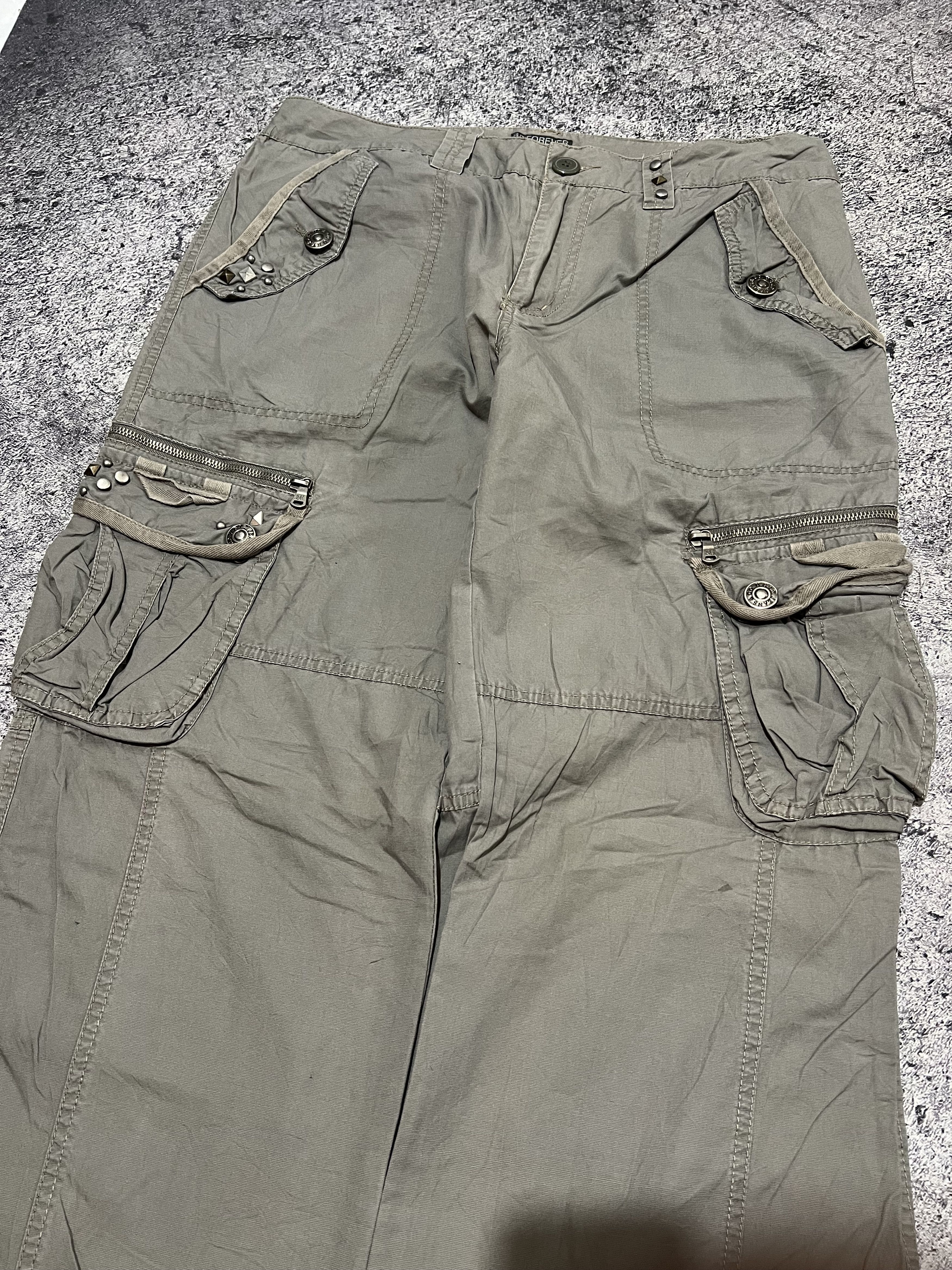 Japanese Brand 2000s Archival Hysteric Cdg Junya Studded Cargo y2k Ifsix Size US 32 / EU 48 - 3 Thumbnail