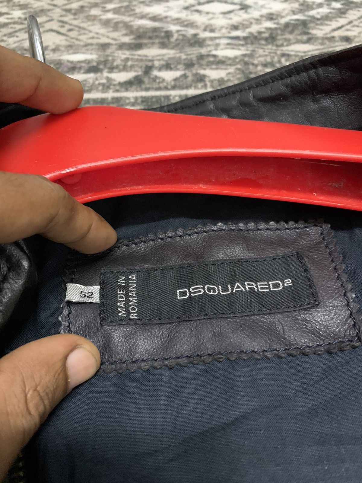 Dsquared2 AW 2013 DSQUARED2 BIKER LEATHER JACKET RARE DESIGN Size US M / EU 48-50 / 2 - 10 Thumbnail
