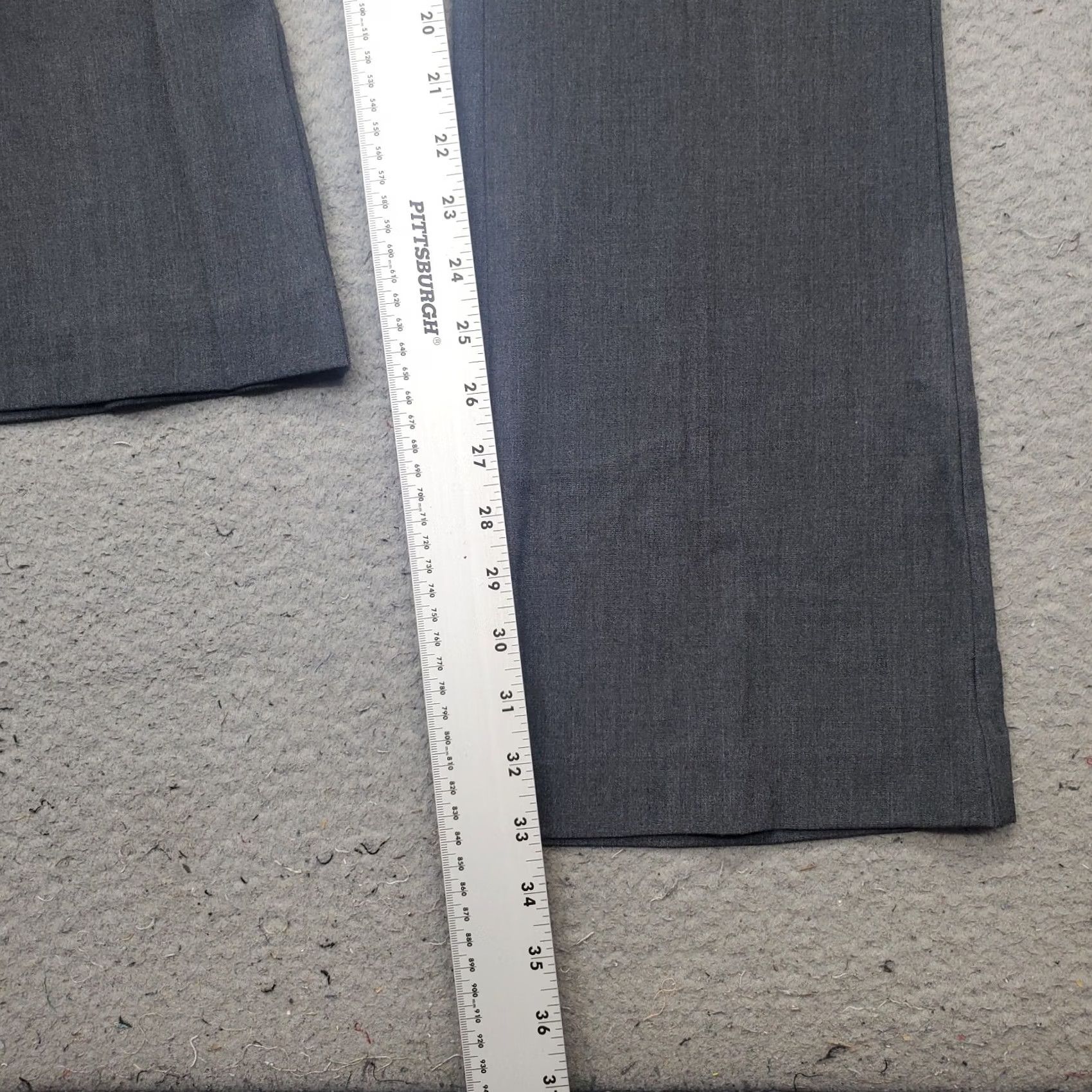 Vintage Candies Pants Womens 5 Gray Bootcut Mid Rise Flat Front Stretch Formal Size 27" / US 4 / IT 40 - 4 Thumbnail