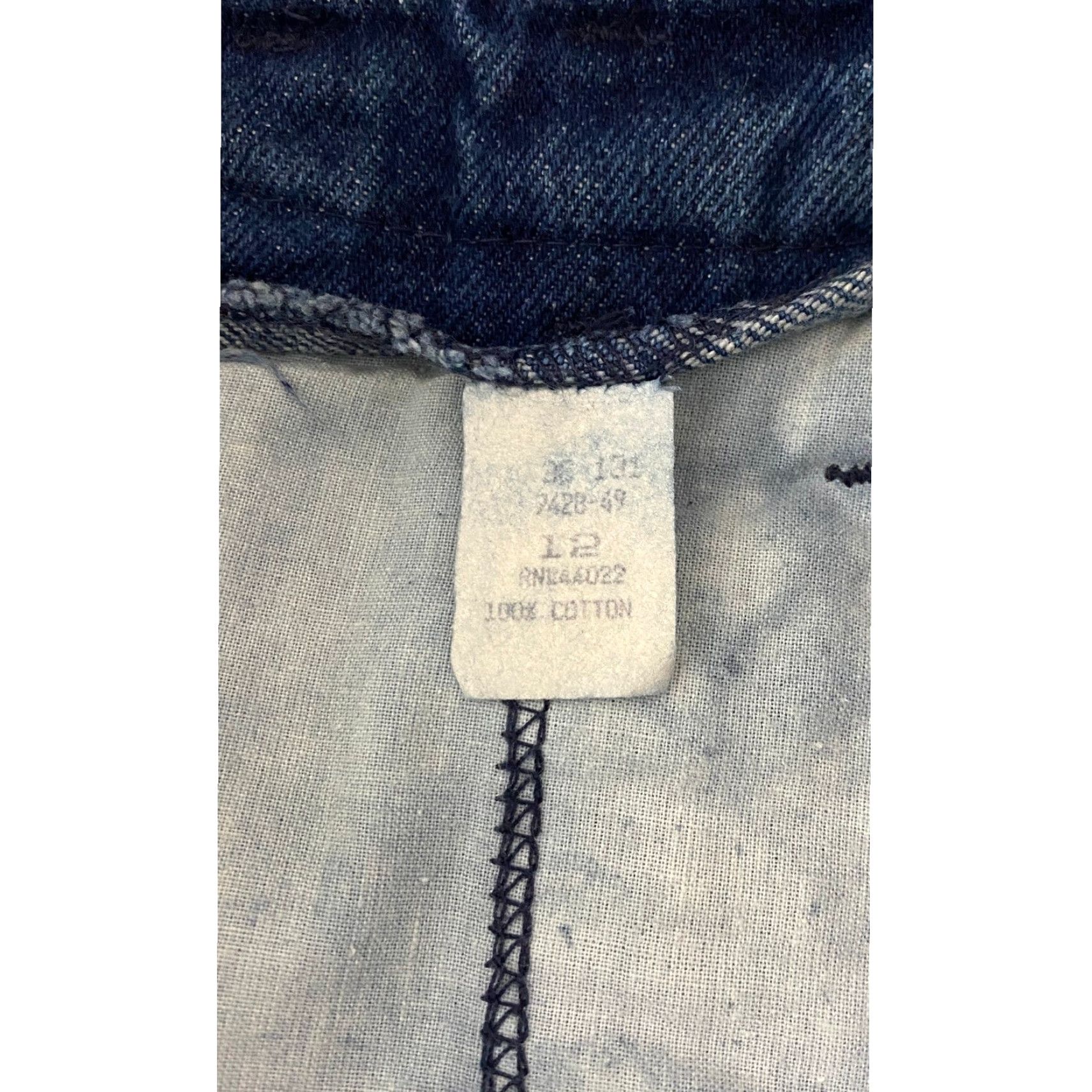 Vintage VINTAGE Together Jeans Shirt? Sorry. Size 26" / US 2 / IT 38 - 6 Thumbnail