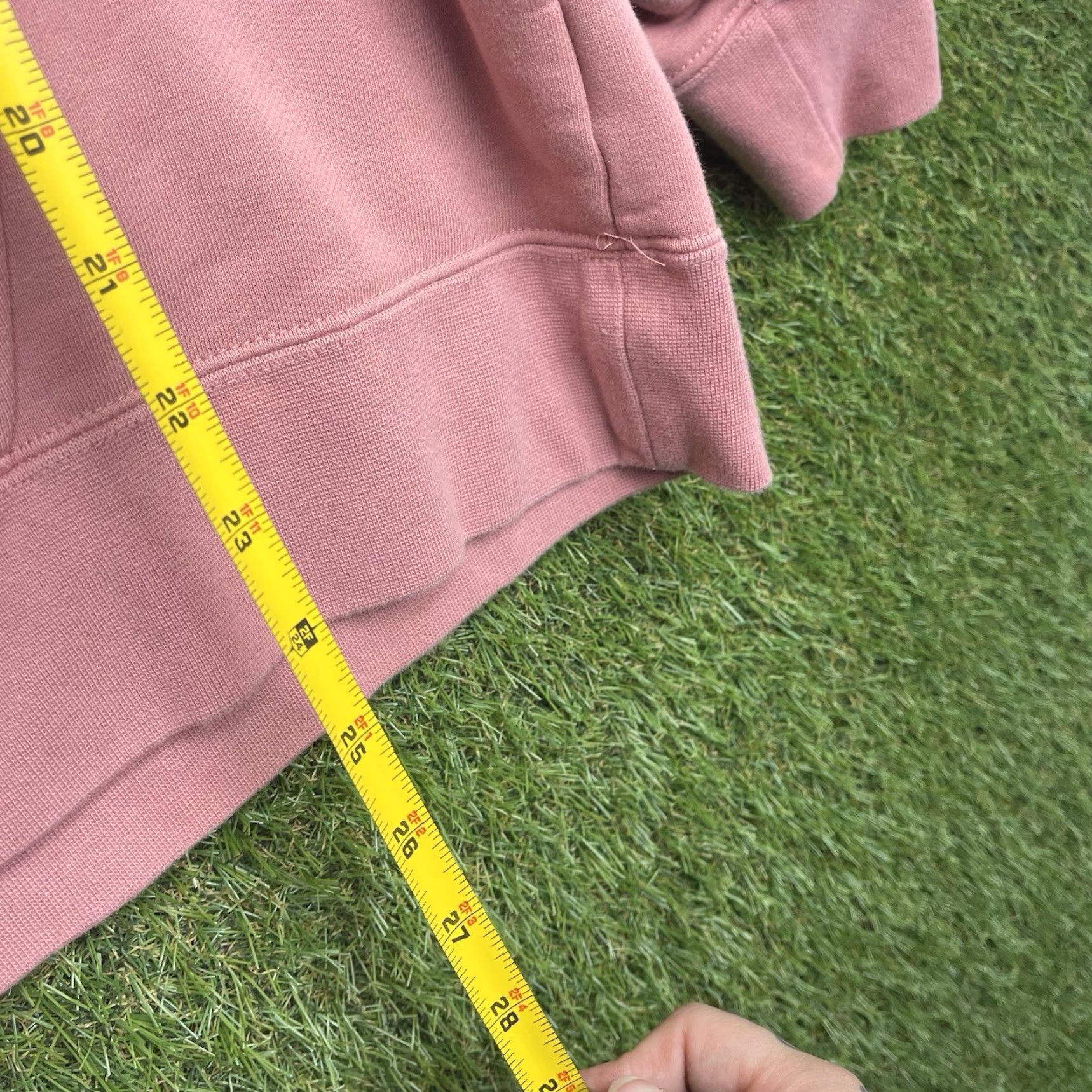 Jordan Brand Air Jordan Hoodie Womens Small Pink Heavyweight Pullover Nike y2k Size S / US 4 / IT 40 - 7 Thumbnail