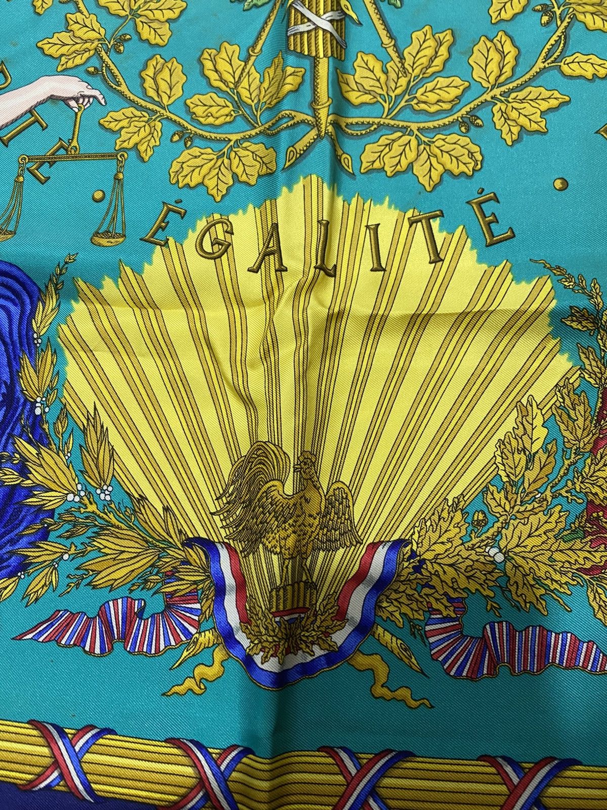 Hermes Vintage Hermes Scarf Masonic Symbols Silk Scarf Size ONE SIZE - 8 Thumbnail