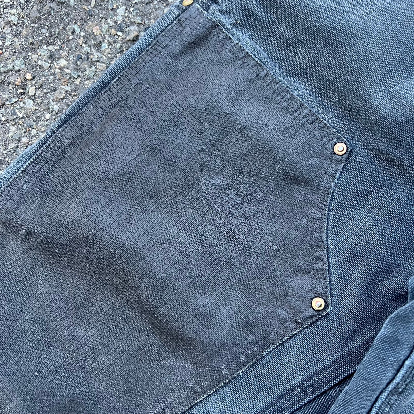 Carhartt × Vintage Vintage carhartt black double knee work wear carpenter pants Size US 29 - 5 Thumbnail