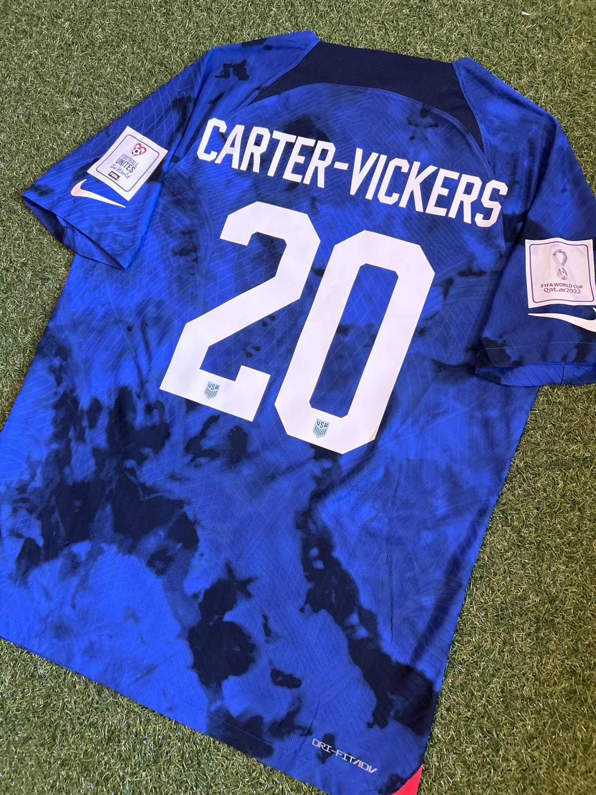 Nike 22/23 USA Carter-Vickers Away Shirt Size US L / EU 52-54 / 3 - 3 Thumbnail