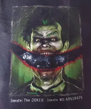 Vintage Batman x Arkham Asylum The Joker Graphic Tee Size US XL / EU 56 / 4 - 5 Thumbnail