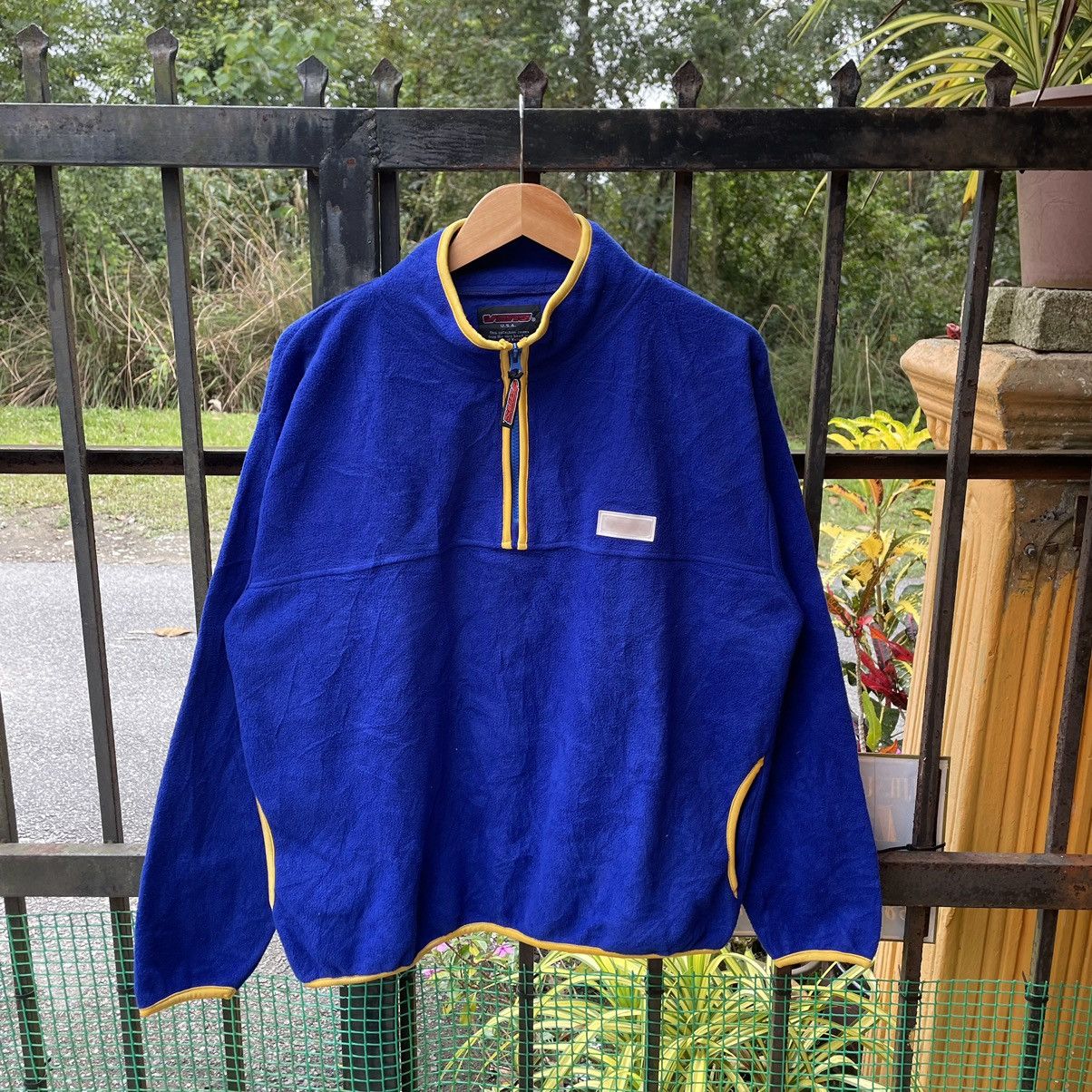 Vans × Vintage 🔥Vintage 90s Vans Half Zipper Fleece Sweater Jacket Size US M / EU 48-50 / 2 - 1 Thumbnail