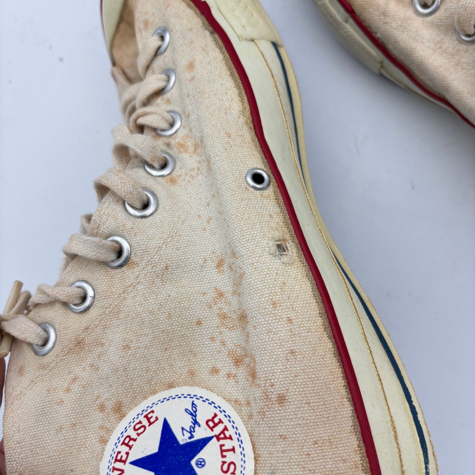 Converse Vintage 80s Converse Chuck Taylor All Star High Shoes Men 11 Size US 8.5 / EU 41-42 - 14 Thumbnail