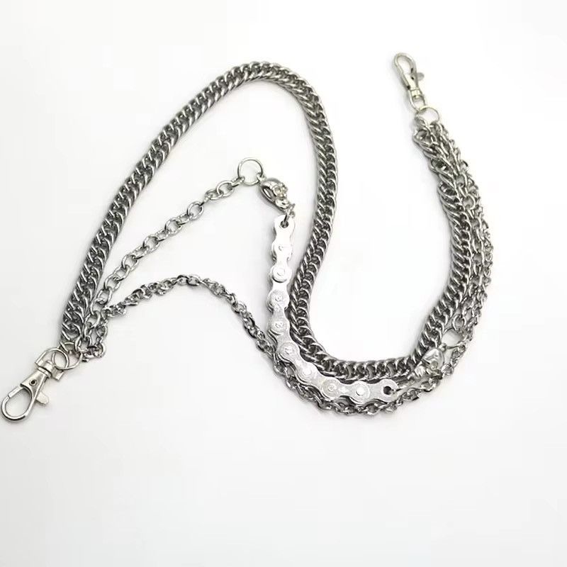 Jewelry Punk Rock Unique Bike Chain Pants Size ONE SIZE - 4 Thumbnail
