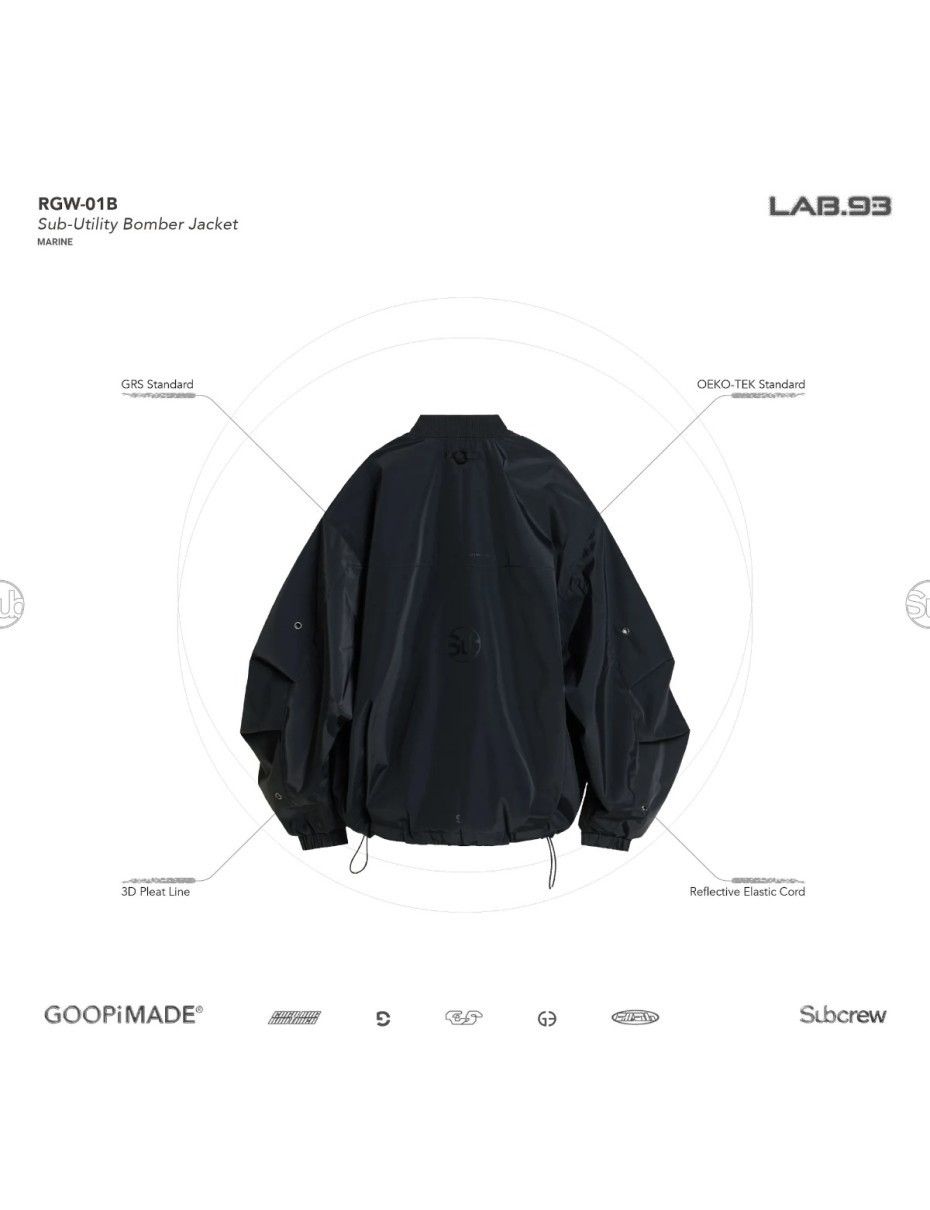 GOOPiMADE GOOPi-MADE x SUBCREW Sub-Utility Bomber Jacket “RGW-01B” Size US L / EU 52-54 / 3 - 3 Thumbnail
