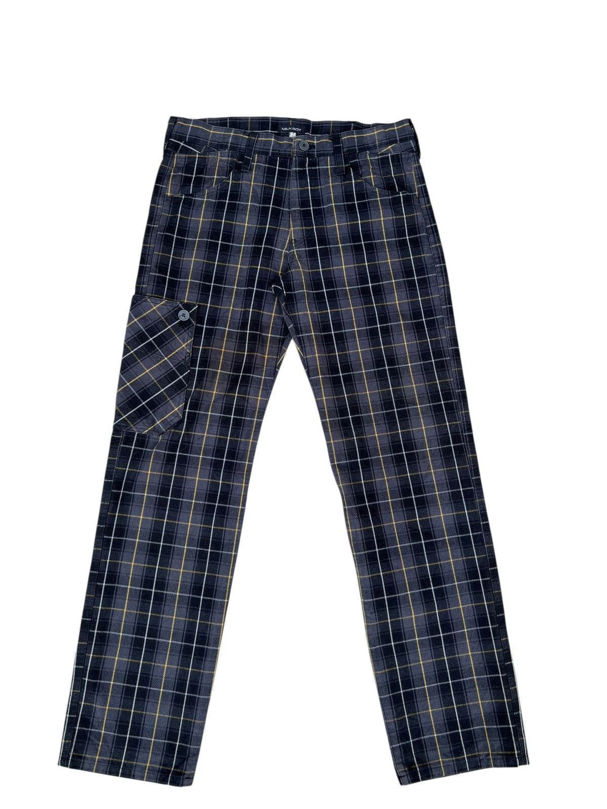 Beauty Beast Vintage Milk Boy Japan Tartan Cargo Trouser Pant Size US 30 / EU 46 - 1 Thumbnail