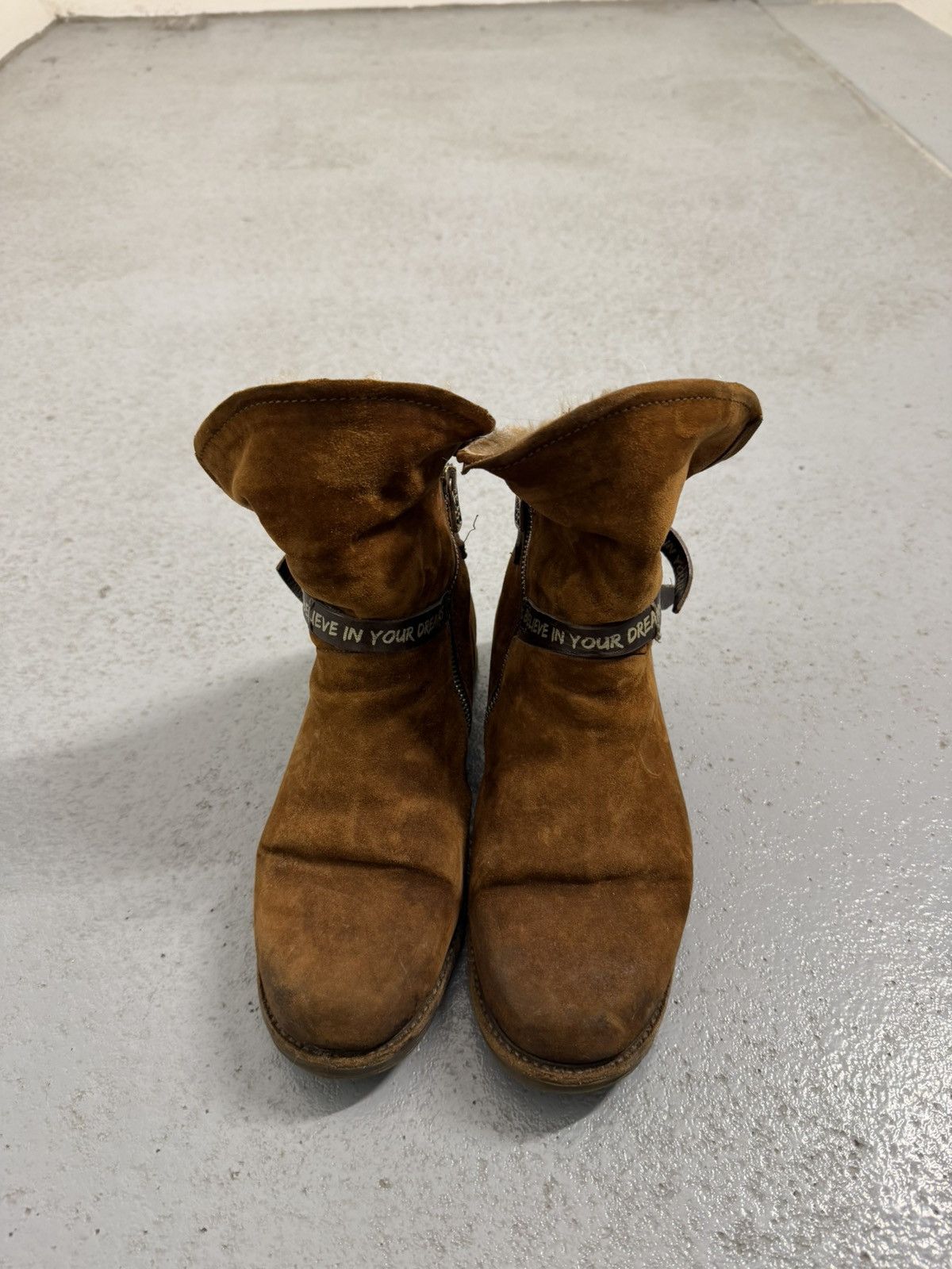 A.S.98 Avant-garde A.S.98 Fur Nubuk Leather Boots Size US 7 / EU 40 - 6 Thumbnail