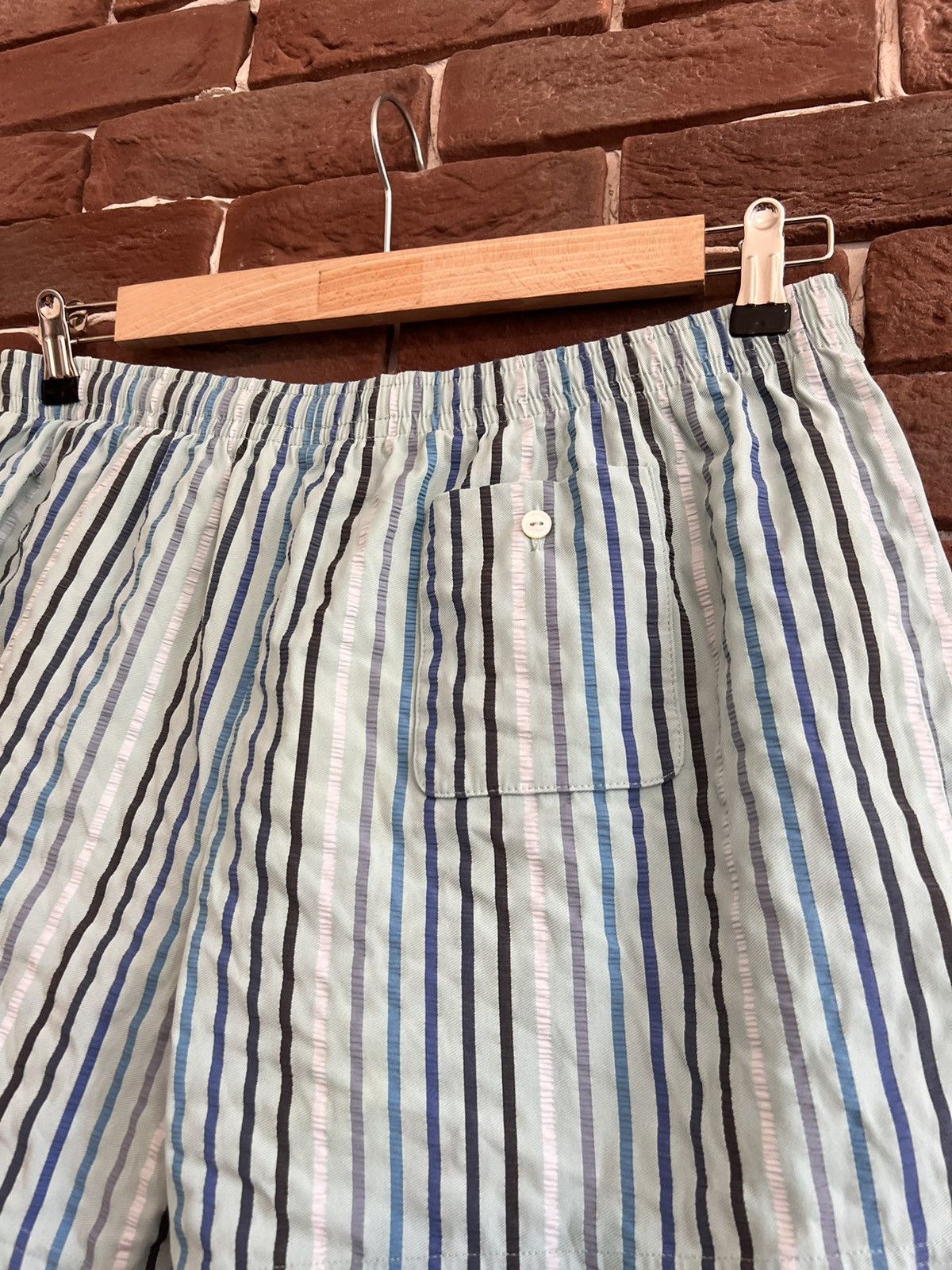 Lacoste Lacoste 90s Vintage Swim Shorts Striped 7 Sportswear Hype Size US 34 / EU 50 - 3 Thumbnail