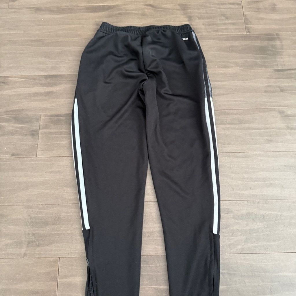 Adidas Adidas ladies xs Aeroready fleece lined warmup pants joggers Size 26" / US 2 / IT 38 - 6 Thumbnail