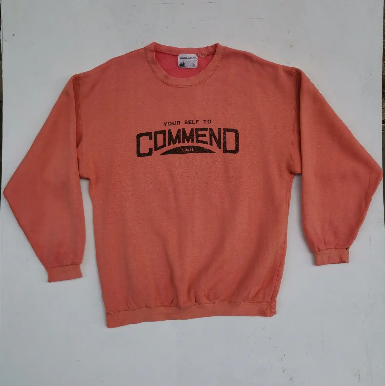 Japanese Brand Your Self to Commend Smil Big Logo Sweatshirt Size US L / EU 52-54 / 3 - 1 Thumbnail