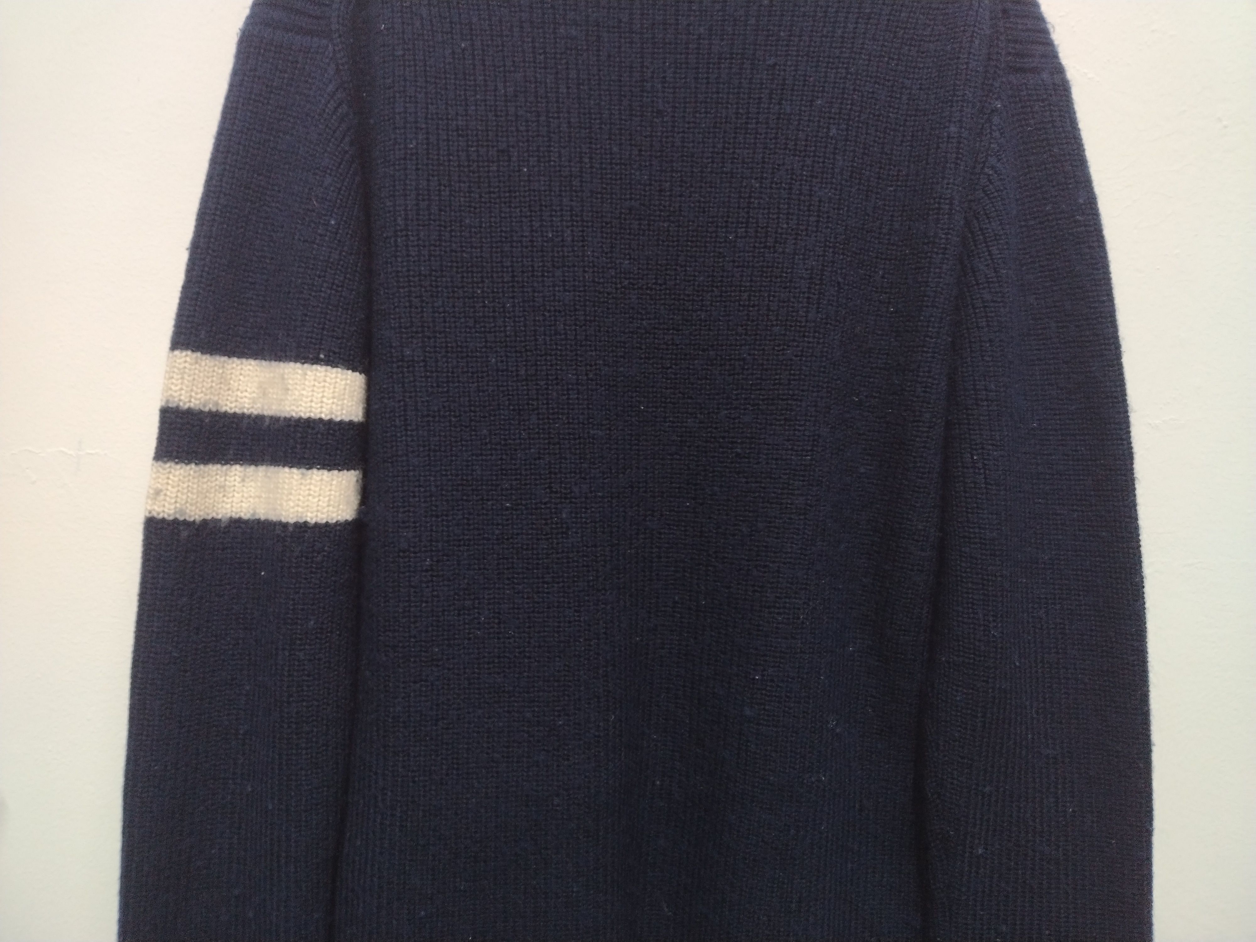 Aran Isles Knitwear × Burberry Vtg Burberry Black Label Knitwear Rare Double Line Size US M / EU 48-50 / 2 - 12 Thumbnail
