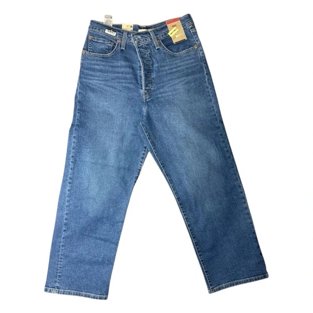 Levi's Levi's RIBCAGE STRAIGHT ANKLE WOMEN'S JEANS Size 30" / US 8 / IT 44 - 1 Thumbnail
