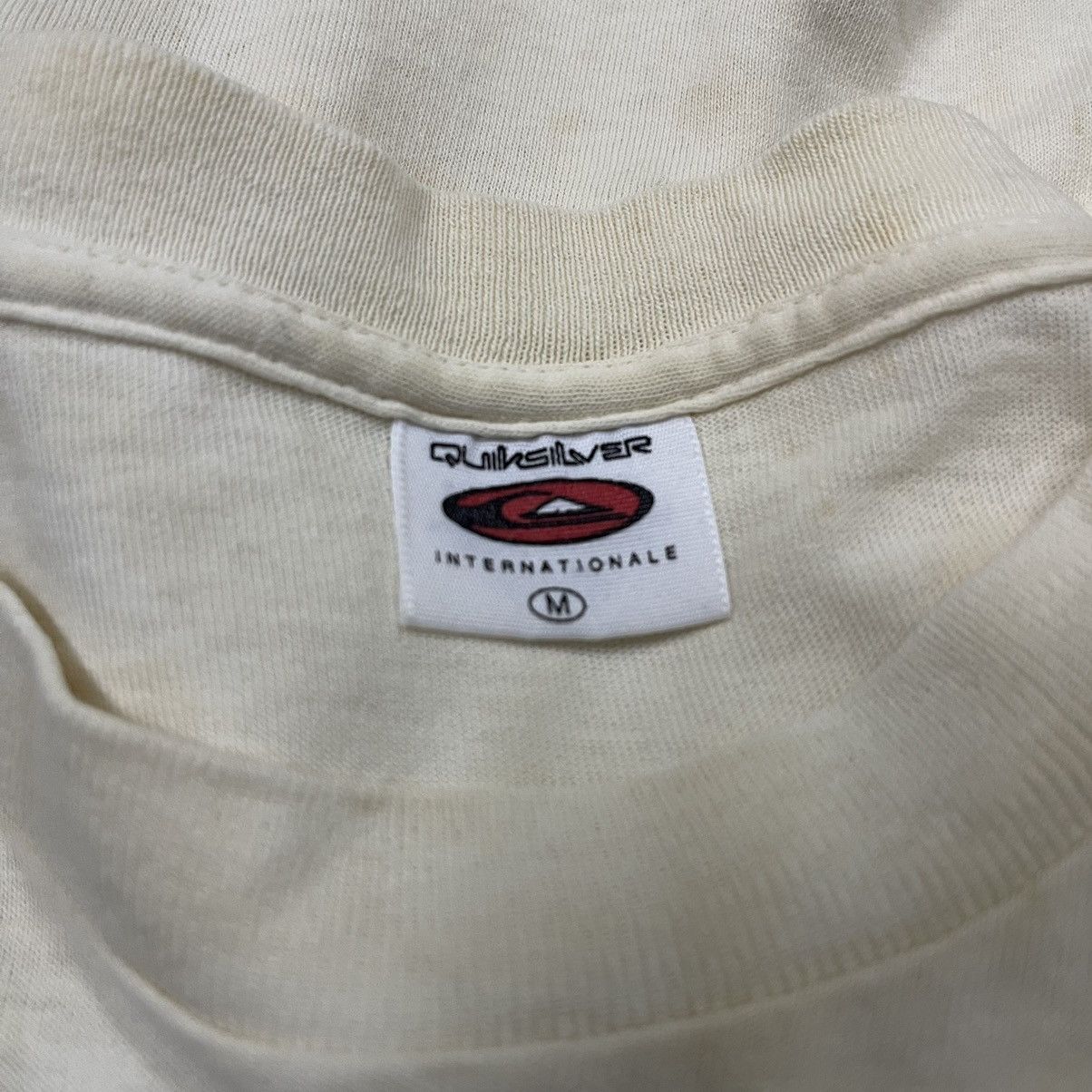 Quiksilver Vintage 90s Quiksilver big logo tshirt Size US M / EU 48-50 / 2 - 5 Thumbnail