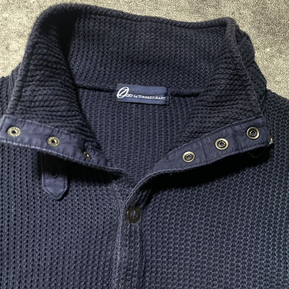 Tornado Mart Zero Tornado Mart Knit Strap Collar Waffle Snap Button Size US M / EU 48-50 / 2 - 6 Thumbnail