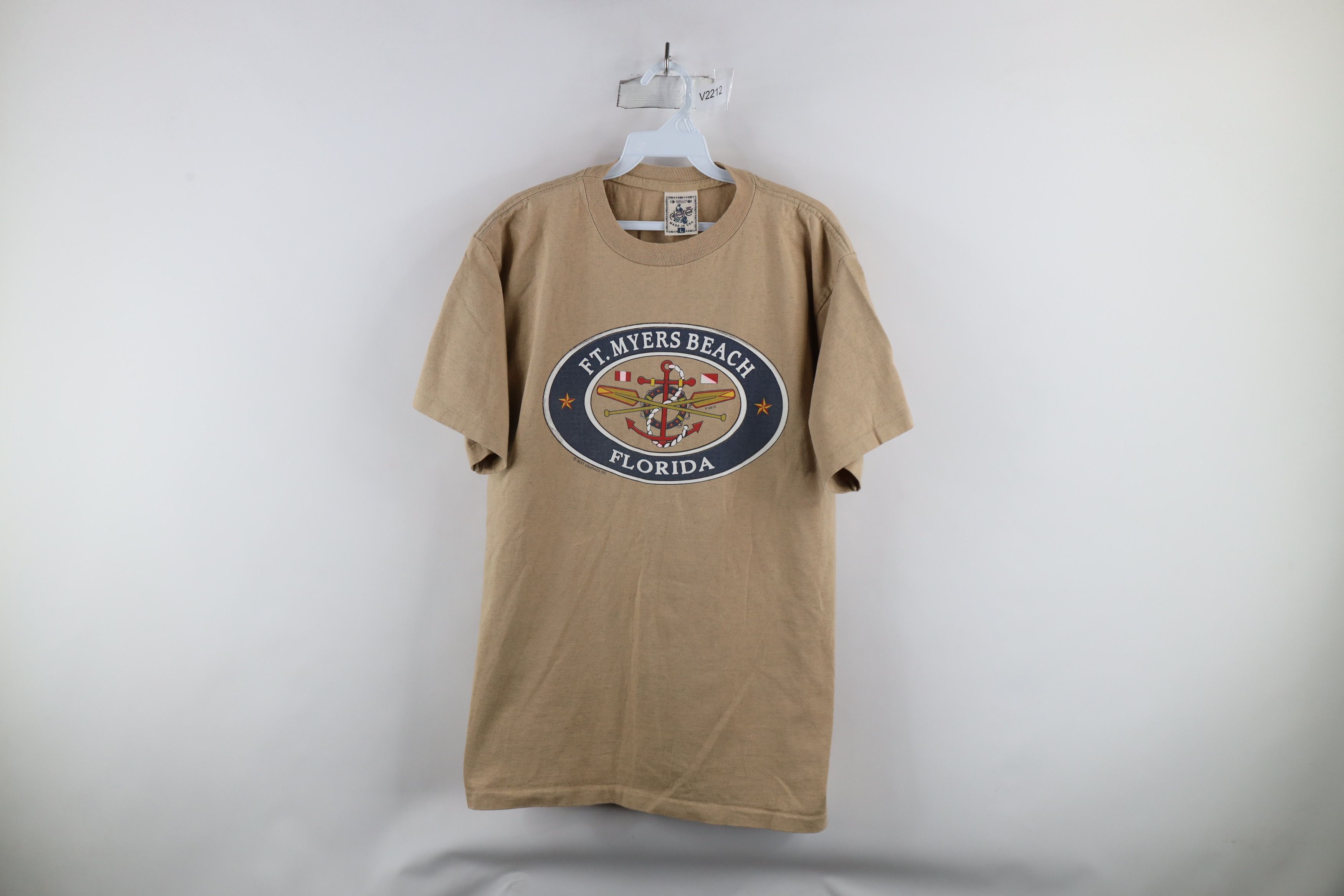 Vintage Vintage 90s Streetwear Ft Myers Beach Florida T-Shirt USA Size US L / EU 52-54 / 3 - 1 Thumbnail