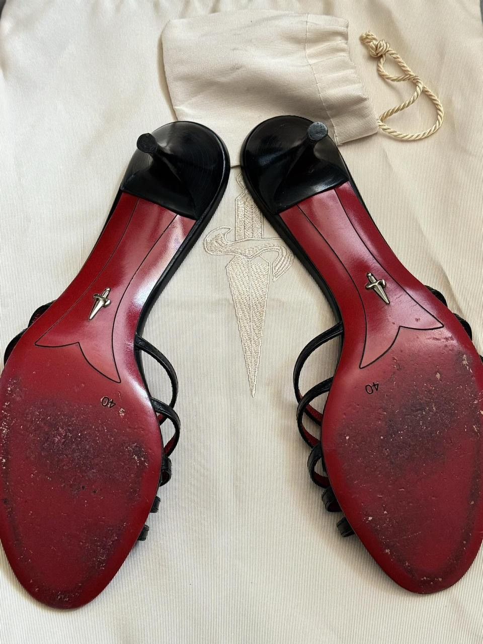 Paciotti Cesare Paciotti Dagger heels with iconic red soles Size US 9.5 / IT 39.5 - 4 Thumbnail