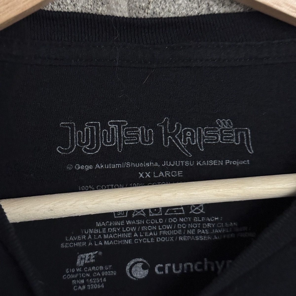 Other Jujutsu Kaisen Anime Satoru Gojo Black Tee Mens XXL Size US XXL / EU 58 / 5 - 4 Thumbnail