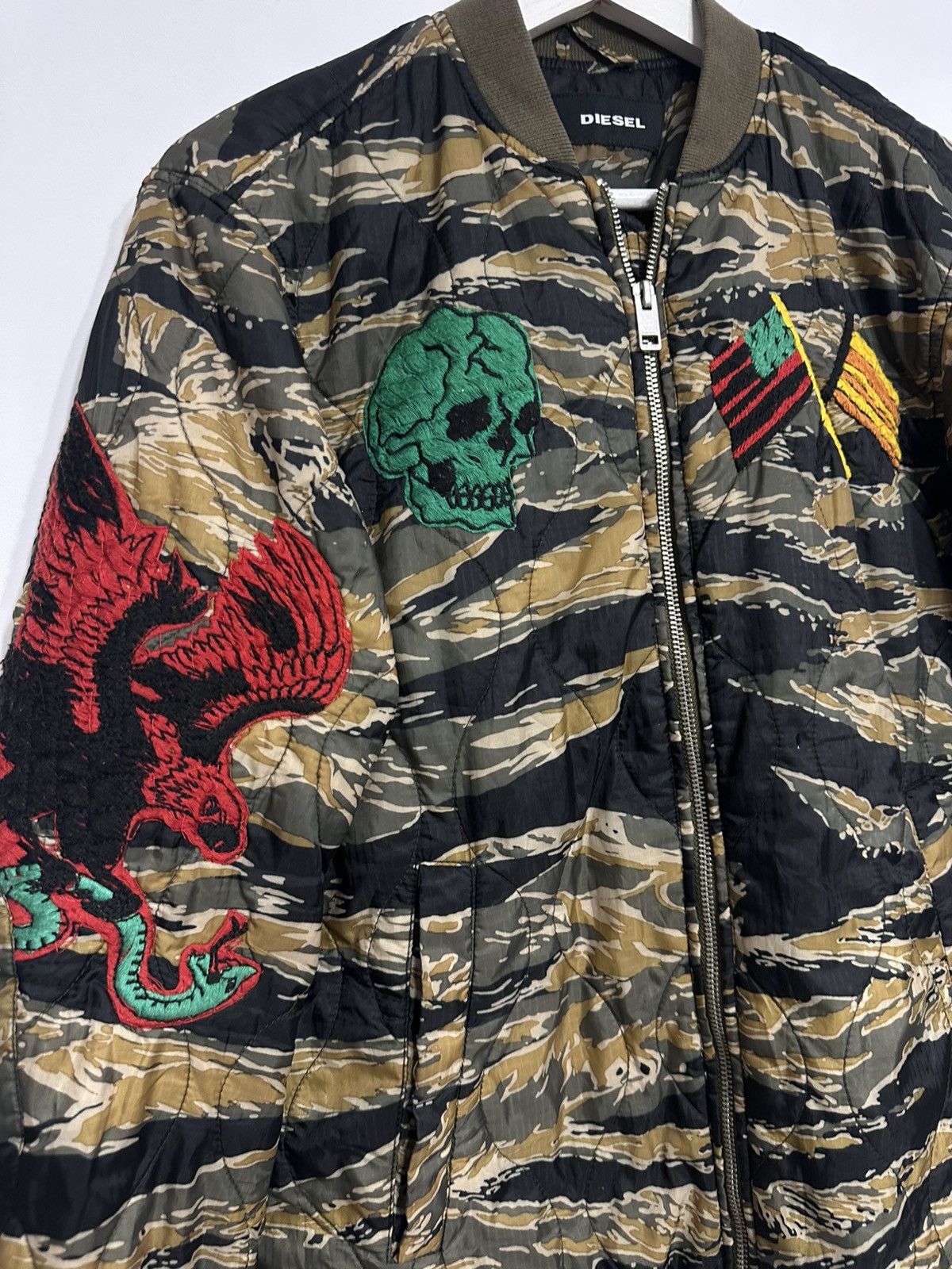 Diesel Rare diesel camo ed hardy style bomber jacket skulls archive Size US S / EU 44-46 / 1 - 5 Thumbnail