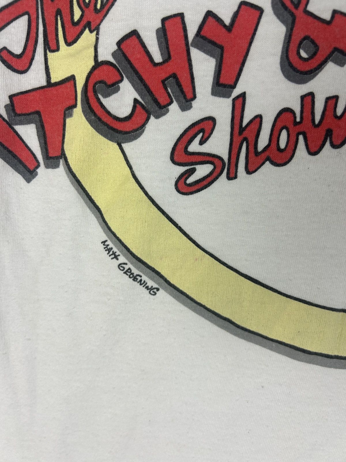 The Simpsons × Vintage Rare! Vintage 90s The Itchy & Scractchy Show /Matt Greoning Size US L / EU 52-54 / 3 - 7 Thumbnail