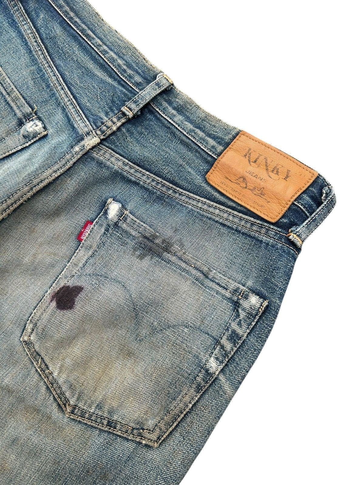 Kapital Thrashed Vintage Hysteric Glamour Selvedge Dirty Denim Jeans Size US 30 / EU 46 - 15 Thumbnail