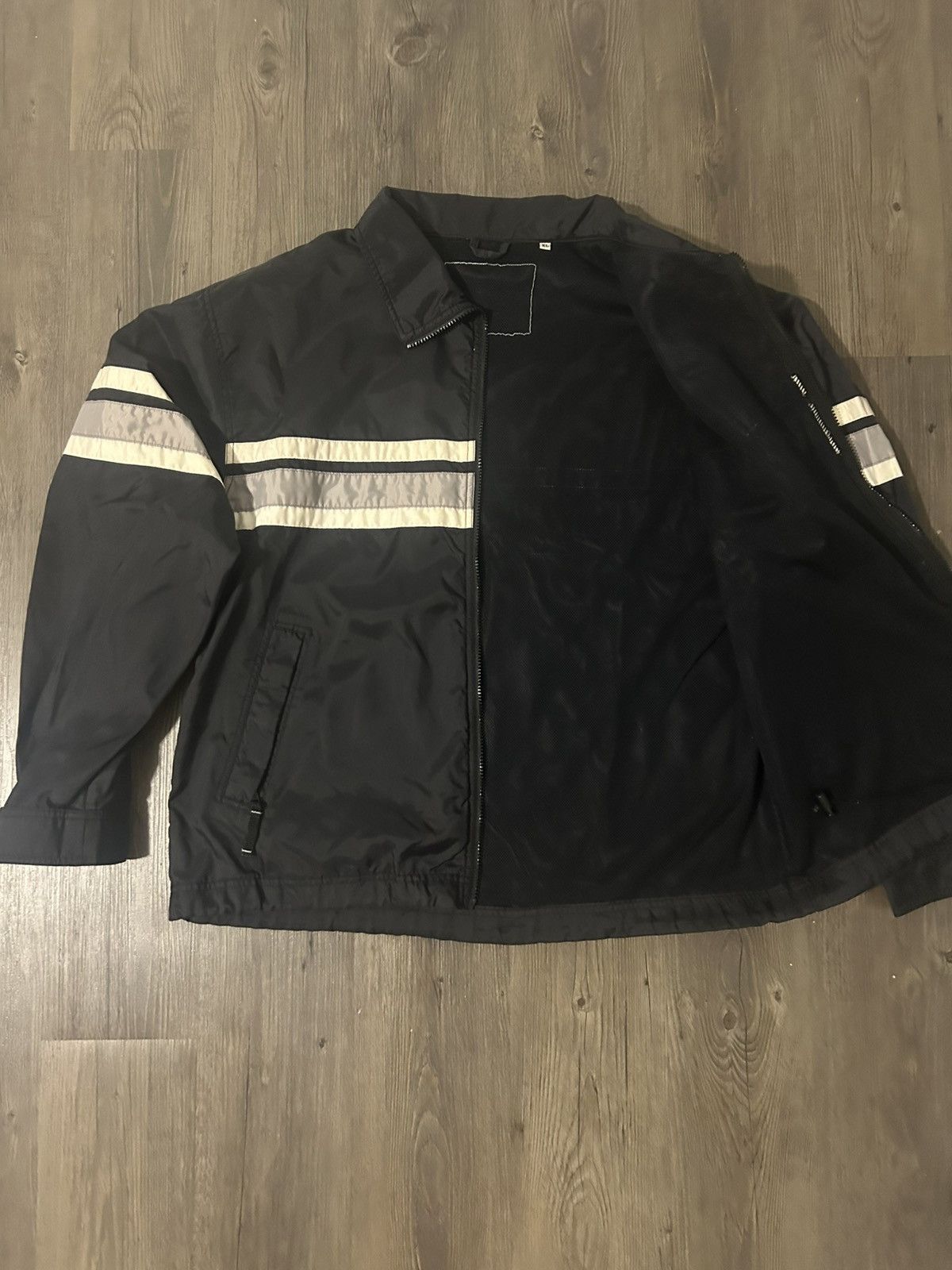 Nike Vintage Ocean Earth Striped Windbreaker Size US XL / EU 56 / 4 - 8 Thumbnail