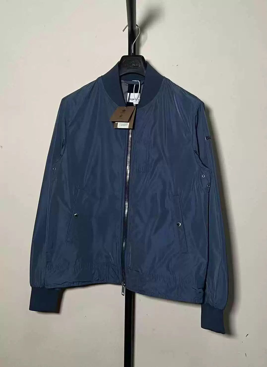 Burberry Burberry Blue 3D Logo Bomber Jacket Size US XL / EU 56 / 4 - 1 Thumbnail