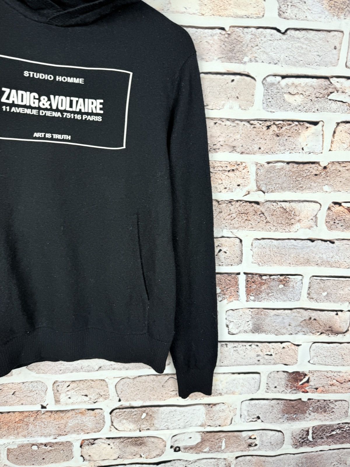 Designer × Zadig & Voltaire Very rare zadig & voltaire wool oversize sweater hoodie Size S / US 4 / IT 40 - 4 Thumbnail