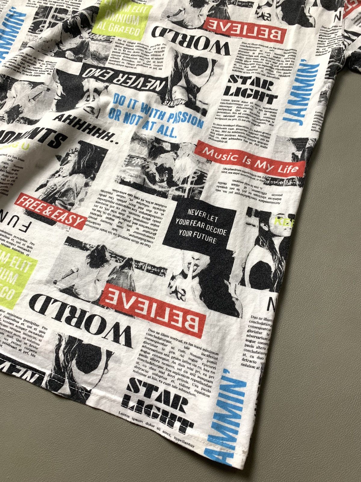 Hysteric Glamour × If Six Was Nine × Japanese Brand Thunder Storm Fullprinted Poem Tshirt Size US M / EU 48-50 / 2 - 7 Thumbnail