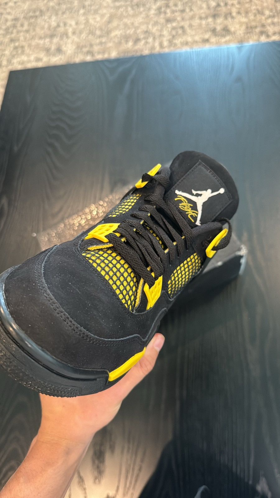 Nike Nike Jordan Retro 4 “Thunder” Size US 10 / EU 43 - 3 Thumbnail