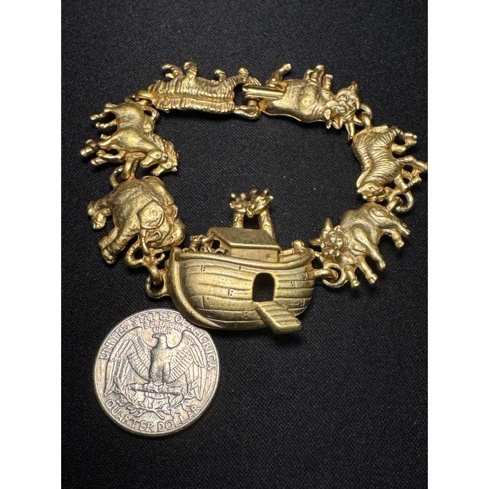 Other Noah's Ark Gold Tone Bracelet Size 6.5 Size ONE SIZE - 5 Thumbnail