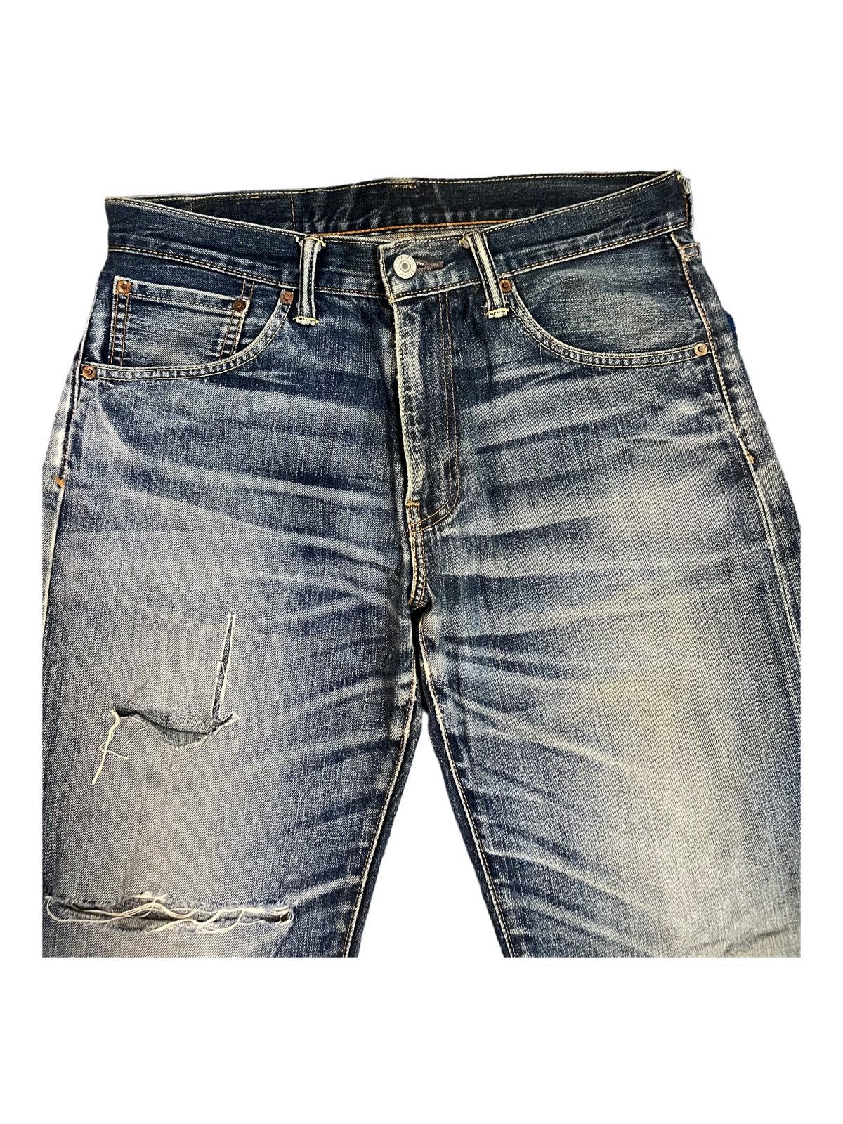 Levi's Vintage Levi’s 503 Baggy Distressed Style Denim Size US 31 - 2 Thumbnail