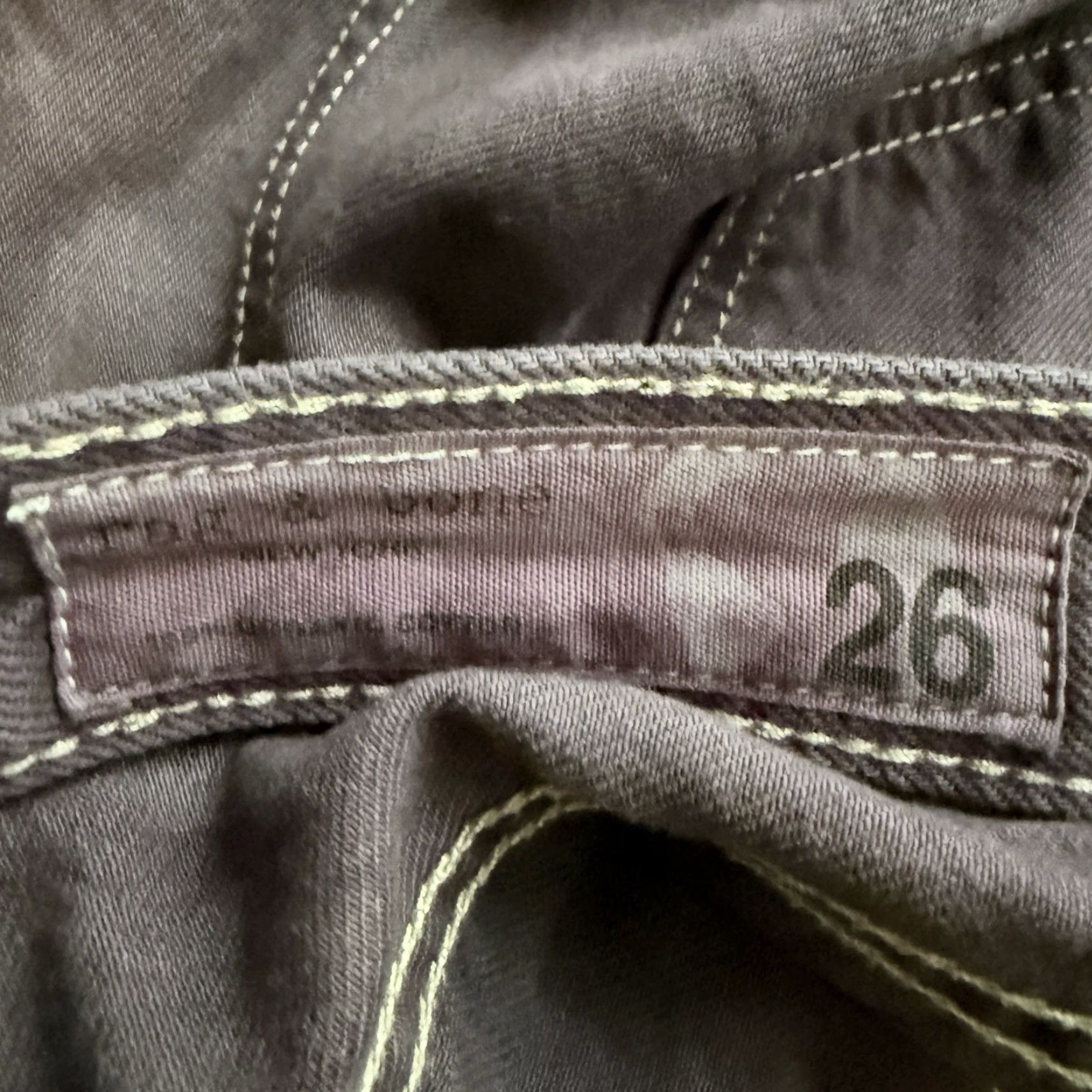 Rag & Bone RAG & BONE Purple Organic Cotton Casual Cut Off Shorts Womens Size 26 Size 26" / US 2 / IT 38 - 4 Thumbnail