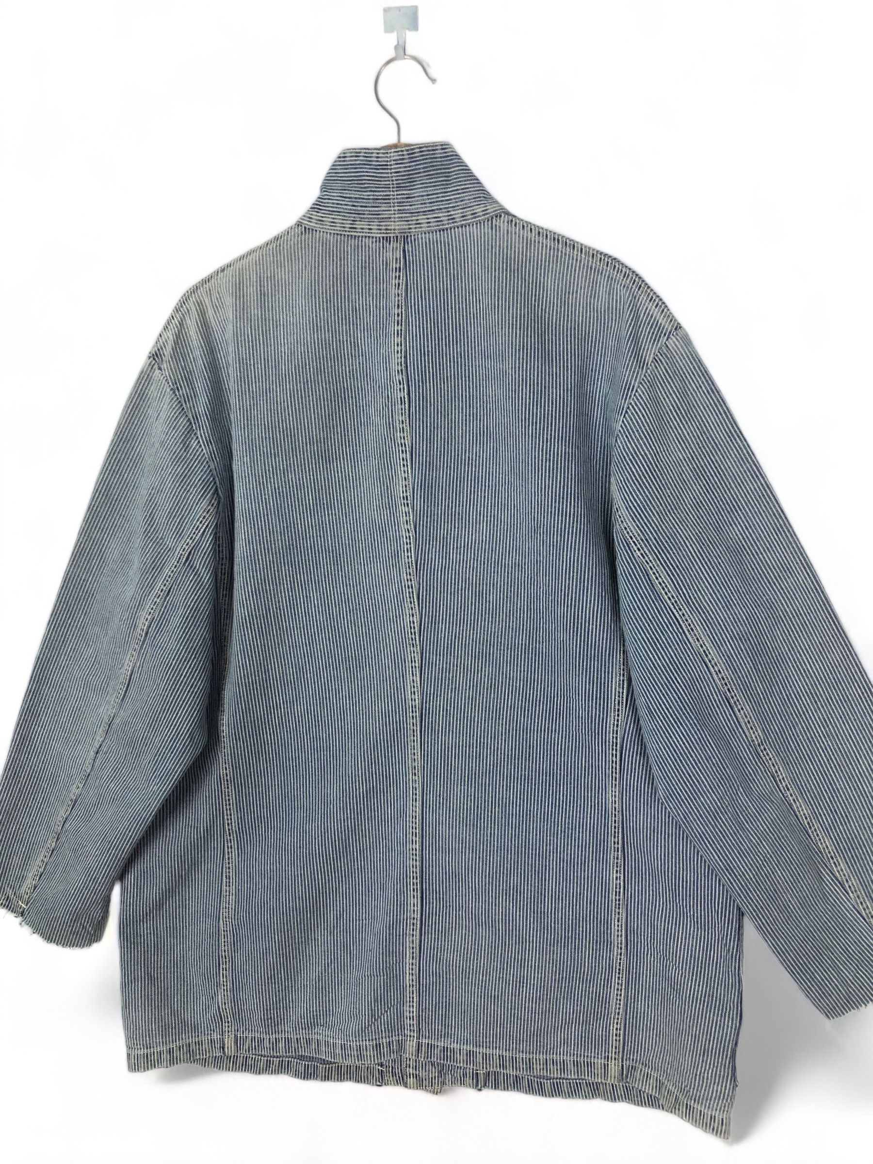 45rpm × Indigo × Vintage RARE🔥VINTAGE R BY 45RPM INDIGO HICKORY MANDARIN CHOREJACKET Size US L / EU 52-54 / 3 - 13 Thumbnail
