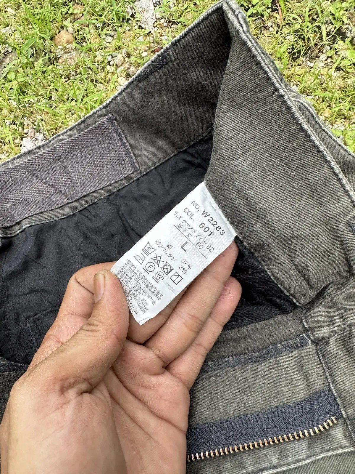 20471120 DISTRESSED RUSTY DIRTY XEBEC VINTAGE WORK WEAR FADED PANTS Size US 31 - 9 Thumbnail