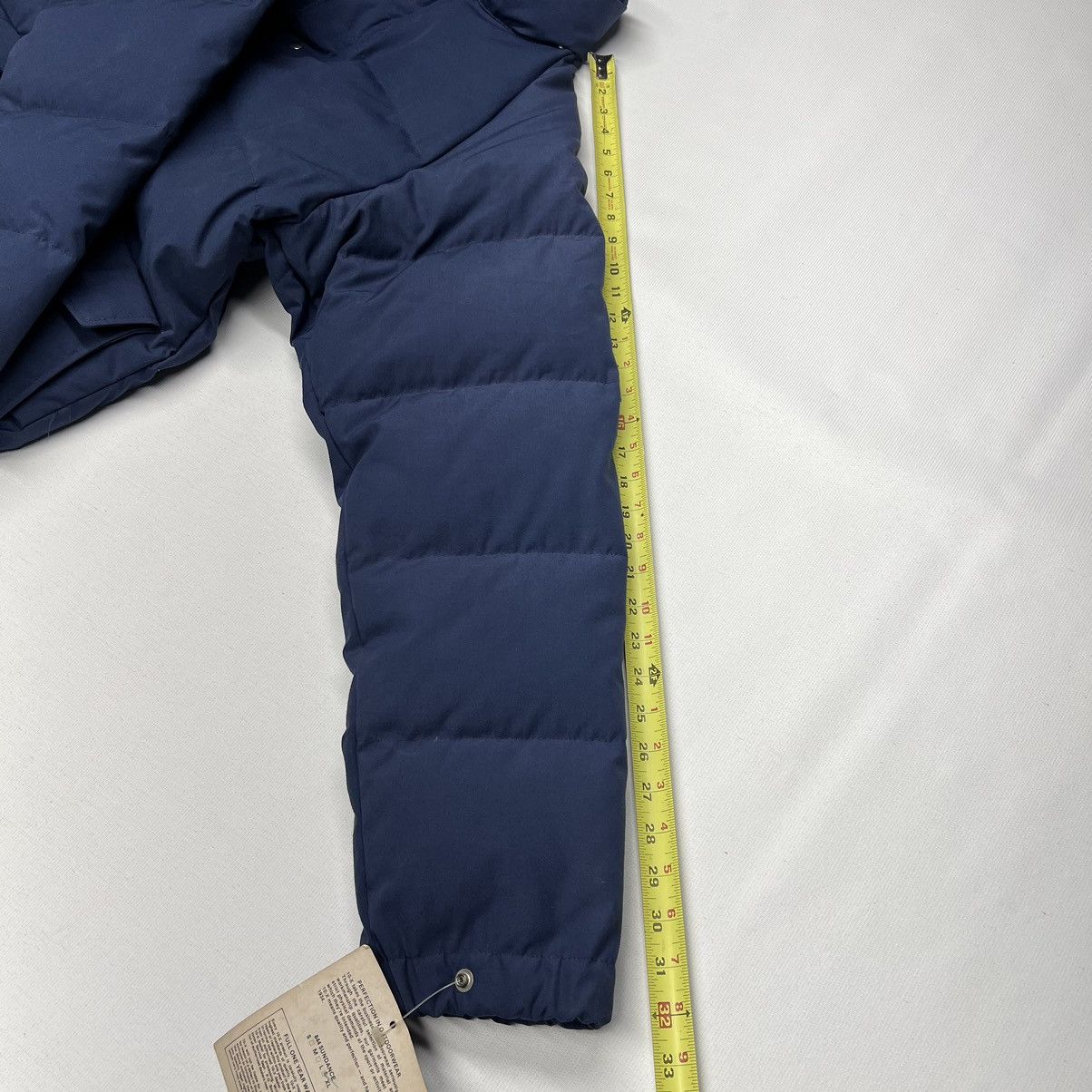 Vintage VTG 10X Down Jacket Blue Puffer Coat Zip Pocket Work Retro Size US XL / EU 56 / 4 - 24 Thumbnail