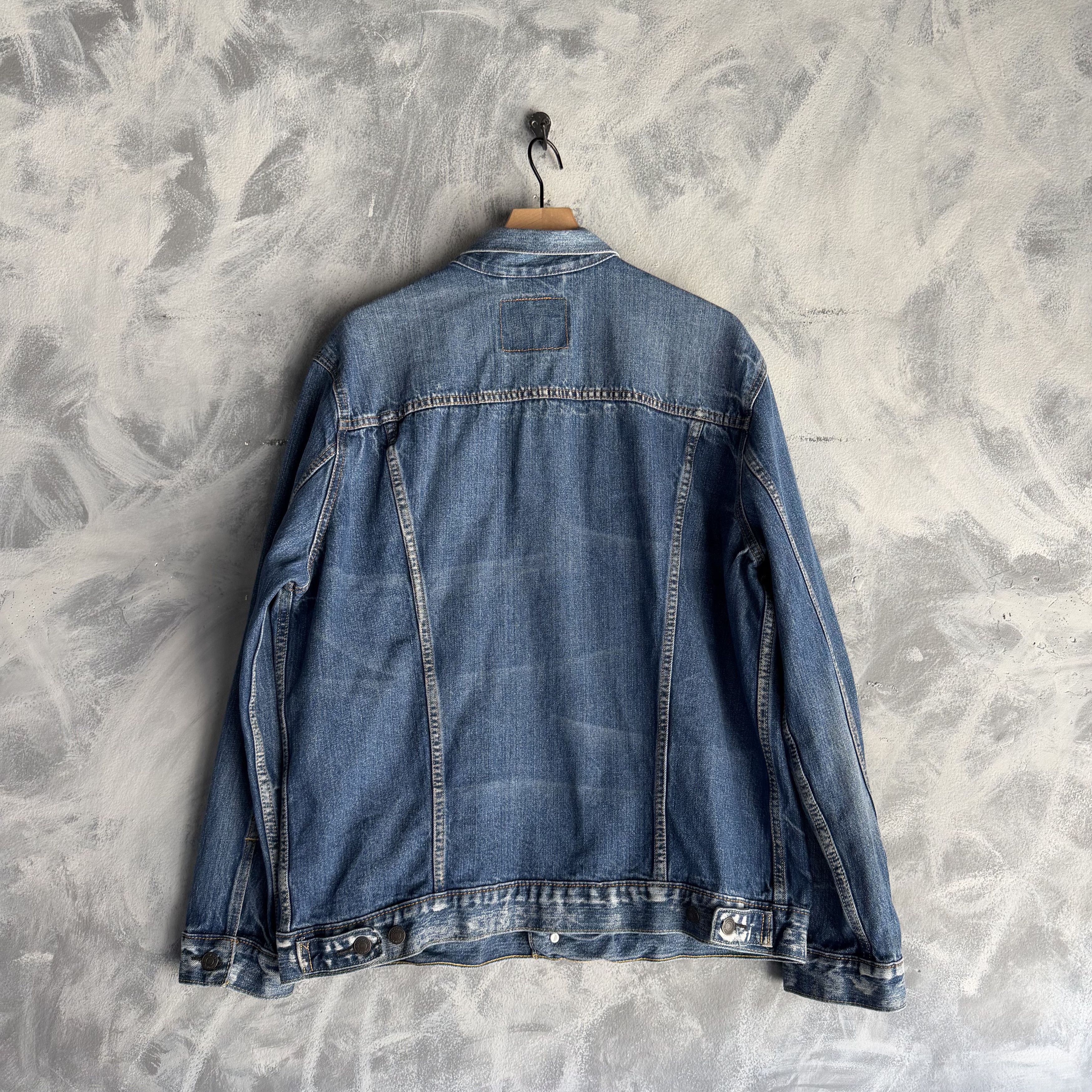 Levi's Levis Trucker Jacket Medium Wash Denim 72334-0140 Cotton Size US XXL / EU 58 / 5 - 5 Thumbnail