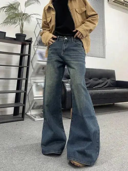 Jean Kimura x Ezaki Faded Baggy Denim Jeans Wide Leg Size US 32 / EU 48 - 5 Thumbnail