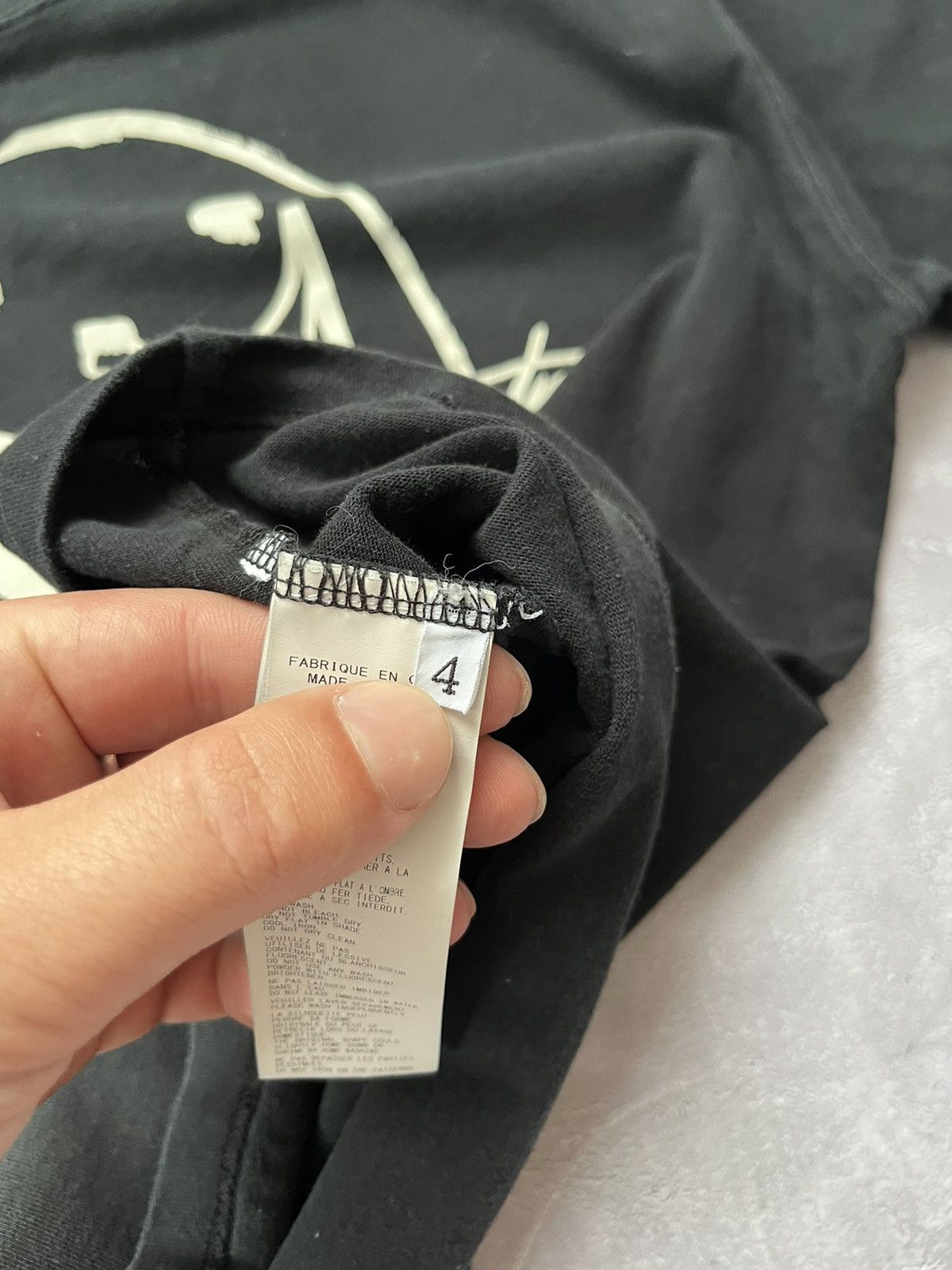 New Era × Yohji Yamamoto Rare New Era X Yohji Yamamoto Black T-Shirt Tee Size L / 4 Size US L / EU 52-54 / 3 - 6 Thumbnail