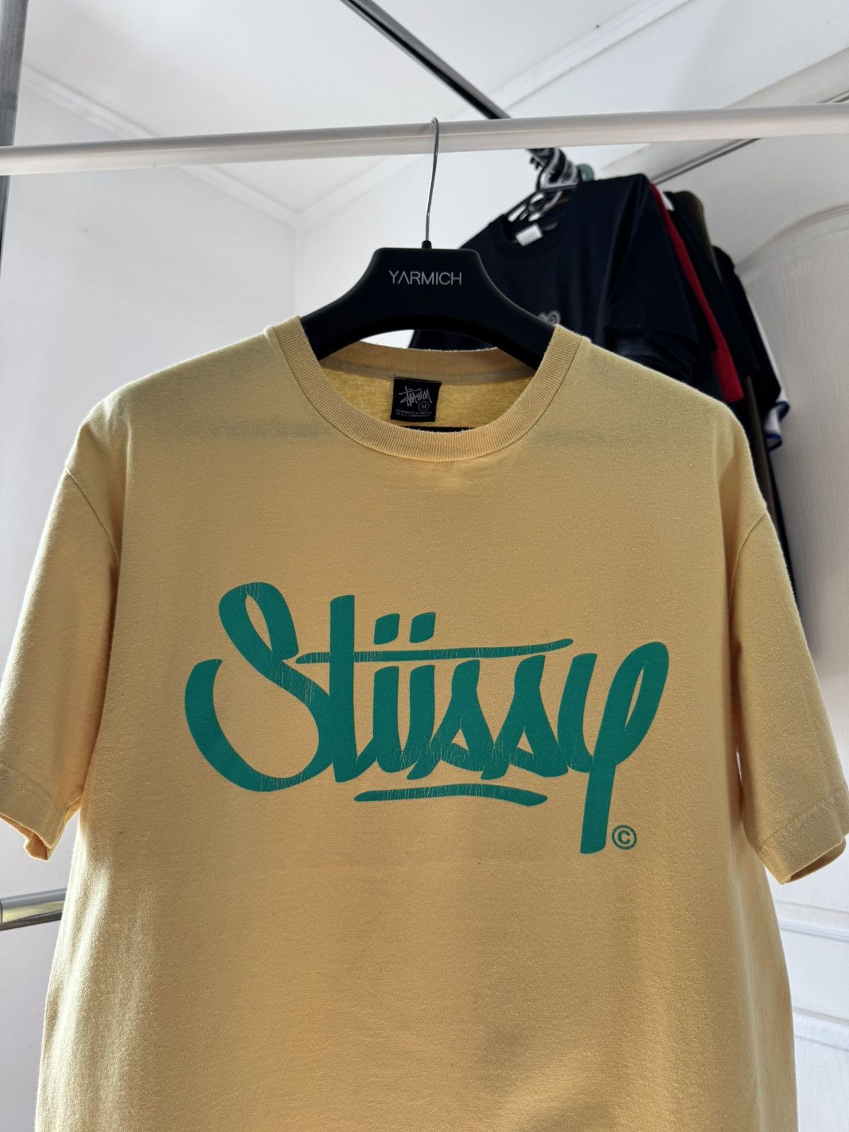 Stussy VTG 2000s STUSSY SPELLOUT Logo Archive T Shirt Size US M / EU 48-50 / 2 - 3 Thumbnail