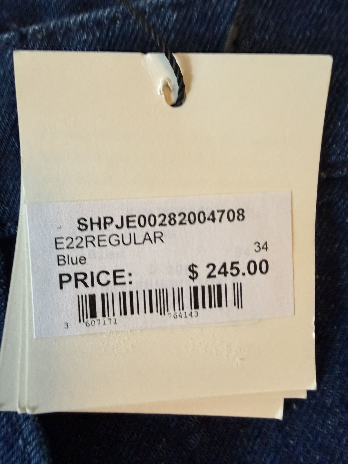 Sandro Sandro Paris Regular Fit Jeans — Size 34 / Dark Blue — NWT Size US 34 / EU 50 - 3 Thumbnail