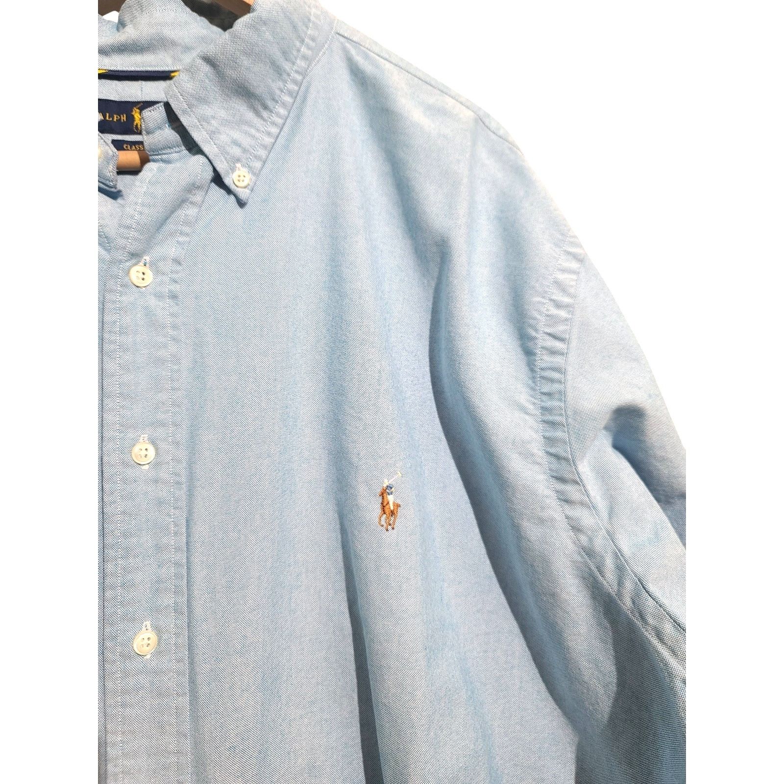 Polo Ralph Lauren Polo Ralph Lauren Classic Oxford Button Shirt 2XL Big Size US XXL / EU 58 / 5 - 3 Thumbnail