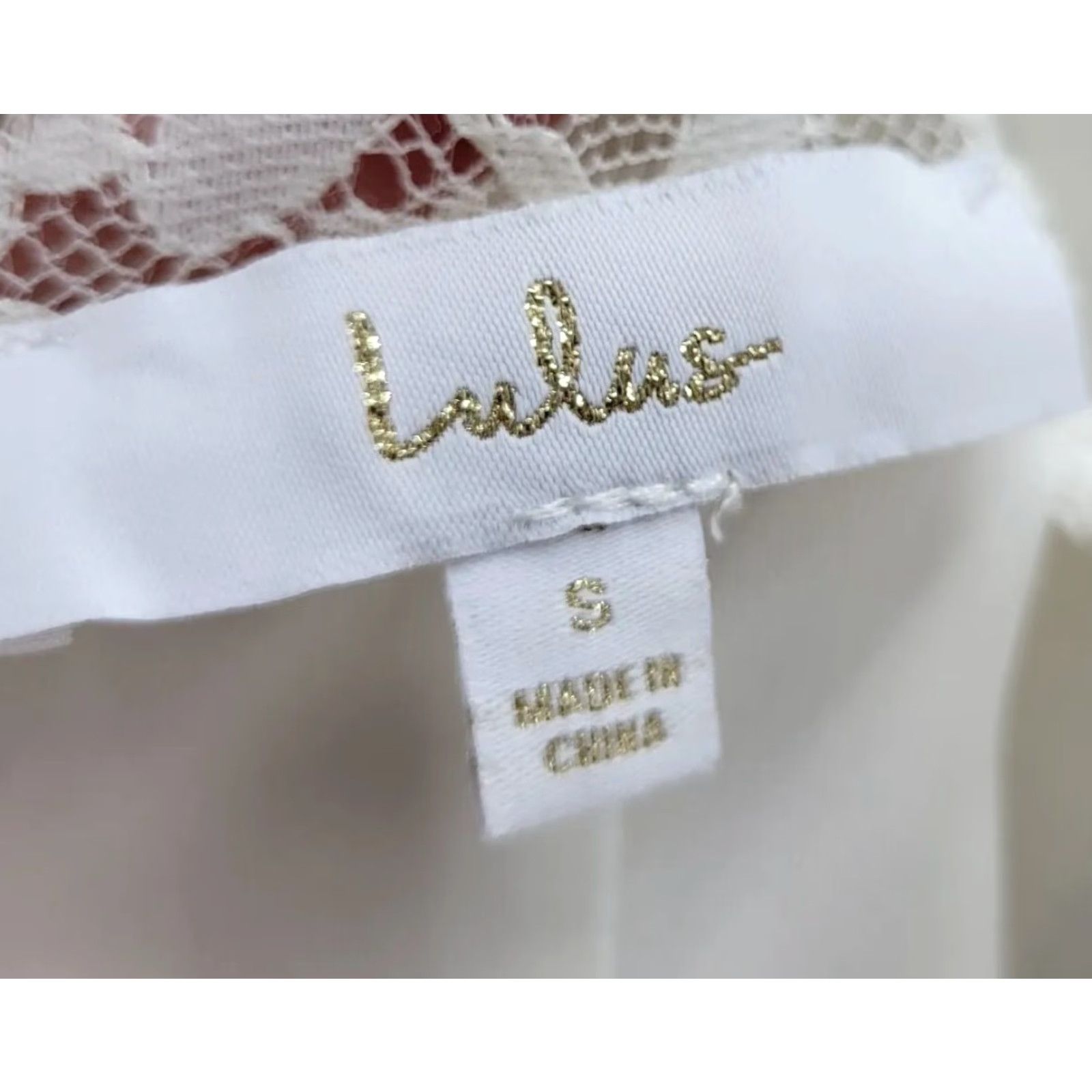 Lulus Lulus White Bride Long Sheath Dress Open Back Lace Front Slit Sz S Women's Dress Sheath Wedding Party/Cocktail Size S / US 4 / IT 40 - 3 Thumbnail
